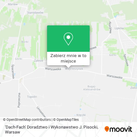 Mapa 'Dach-Fach' Doradztwo i Wykonawstwo J. Pisocki