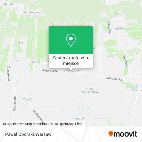 Mapa Paweł Oborski