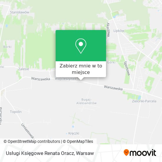 Mapa Usługi Księgowe Renata Oracz