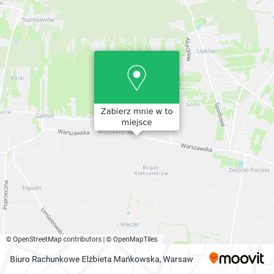 Mapa Biuro Rachunkowe Elżbieta Mańkowska