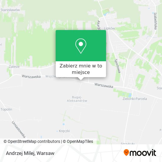 Mapa Andrzej Milej