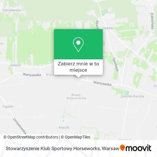 Mapa Stowarzyszenie Klub Sportowy Horseworks