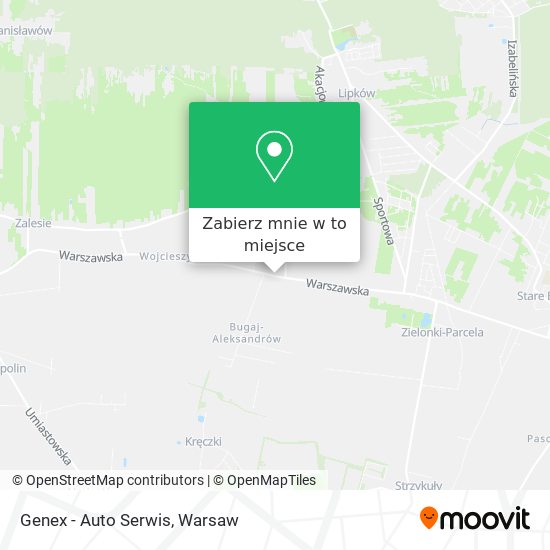 Mapa Genex - Auto Serwis