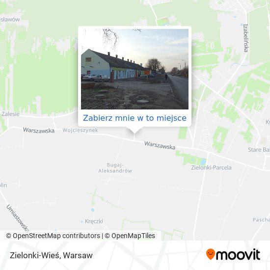 Mapa Zielonki-Wieś