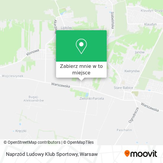 Mapa Naprzód Ludowy Klub Sportowy