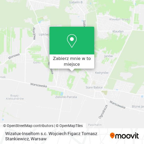 Mapa Wizatux-Inseltom s.c. Wojciech Figacz Tomasz Stankiewicz