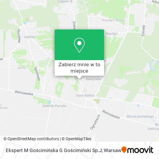 Mapa Ekspert M Gościmińska G Gościmiński Sp.J