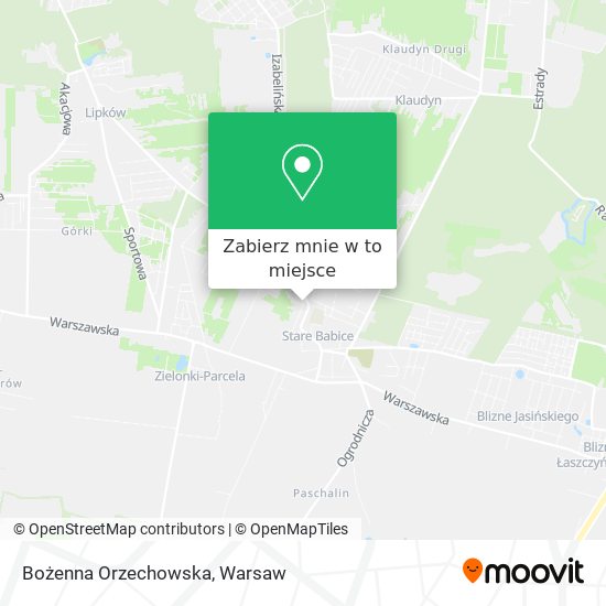 Mapa Bożenna Orzechowska