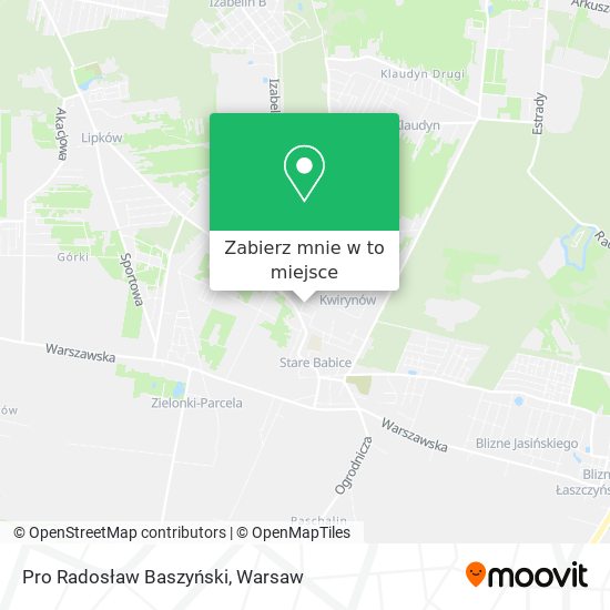 Mapa Pro Radosław Baszyński