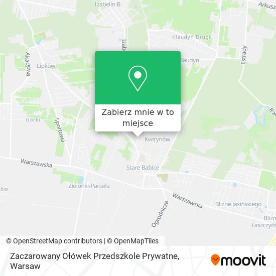 Mapa Zaczarowany Ołówek Przedszkole Prywatne