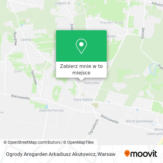 Mapa Ogrody Arogarden Arkadiusz Akutowicz