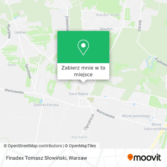 Mapa Finadex Tomasz Słowiński