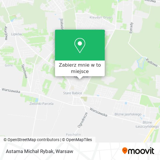 Mapa Astama Michał Rybak