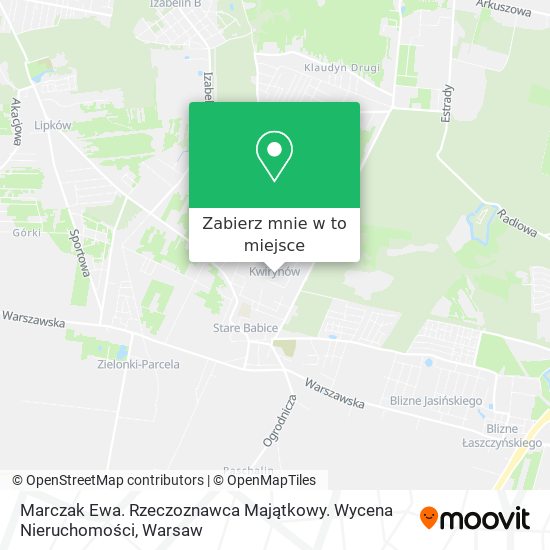 Mapa Marczak Ewa. Rzeczoznawca Majątkowy. Wycena Nieruchomości