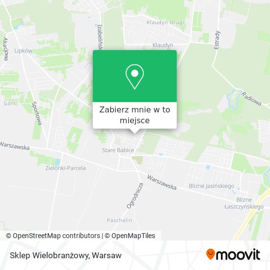 Mapa Sklep Wielobranżowy