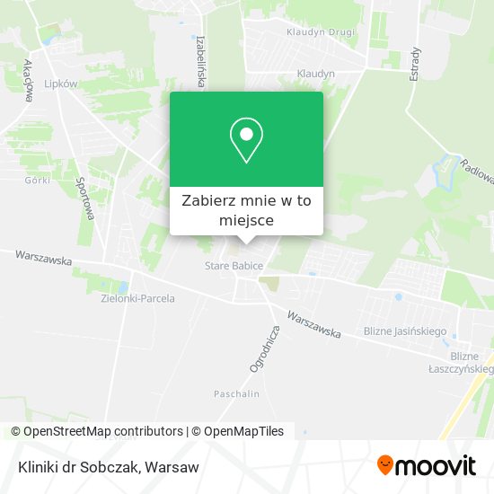 Mapa Kliniki dr Sobczak