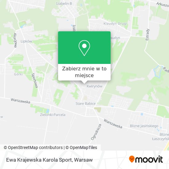 Mapa Ewa Krajewska Karola Sport