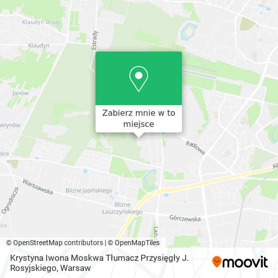 Mapa Krystyna Iwona Moskwa Tłumacz Przysięgły J. Rosyjskiego