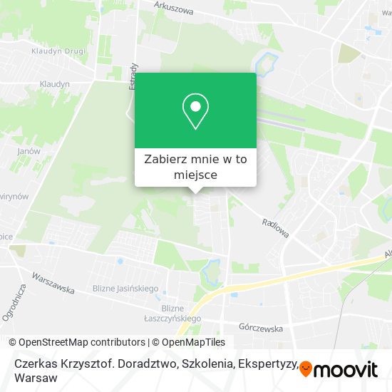 Mapa Czerkas Krzysztof. Doradztwo, Szkolenia, Ekspertyzy