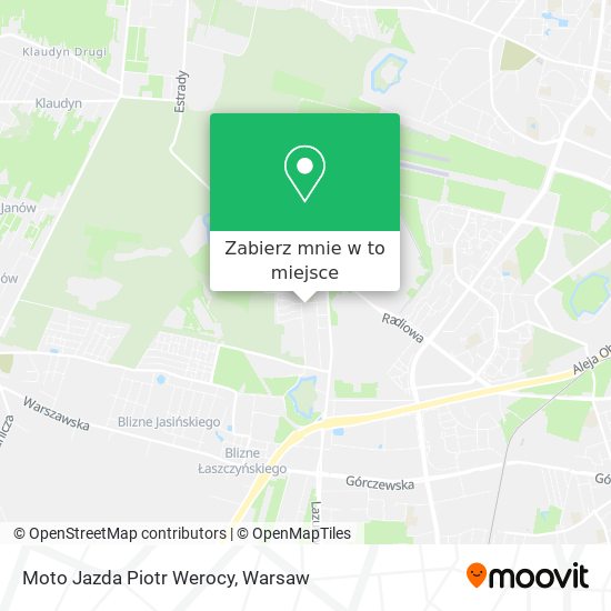 Mapa Moto Jazda Piotr Werocy