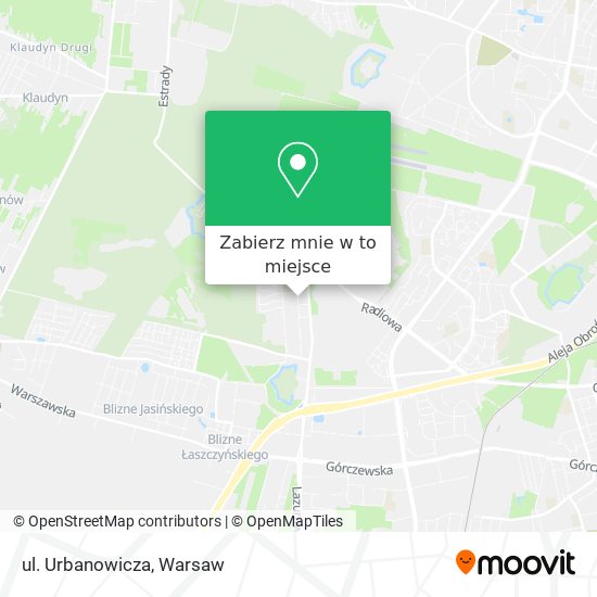 Mapa ul. Urbanowicza