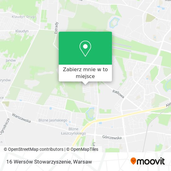 Mapa 16 Wersów Stowarzyszenie