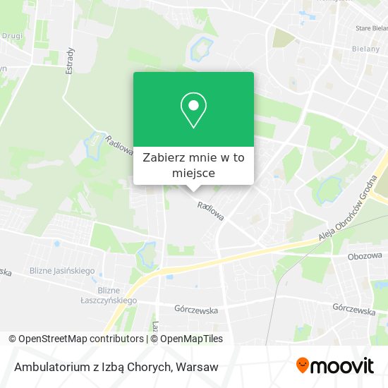 Mapa Ambulatorium z Izbą Chorych