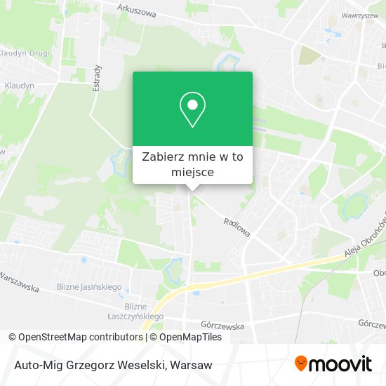 Mapa Auto-Mig Grzegorz Weselski