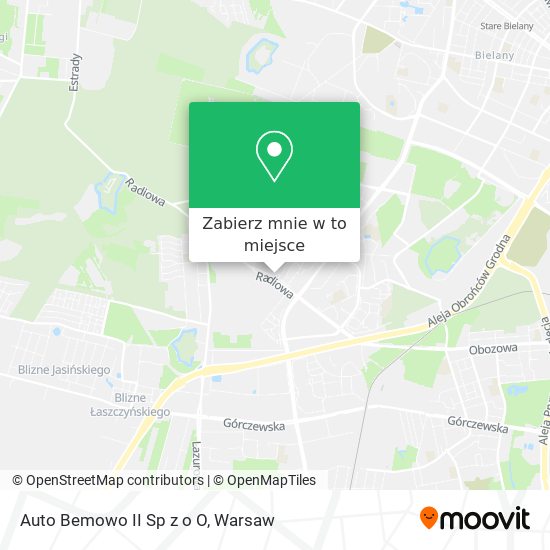 Mapa Auto Bemowo II Sp z o O