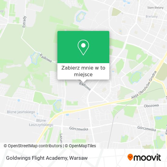 Mapa Goldwings Flight Academy