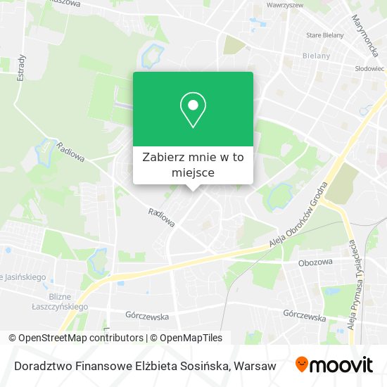 Mapa Doradztwo Finansowe Elżbieta Sosińska