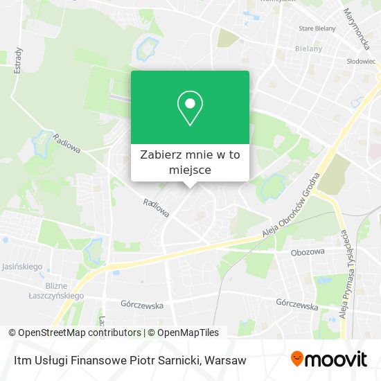 Mapa Itm Usługi Finansowe Piotr Sarnicki