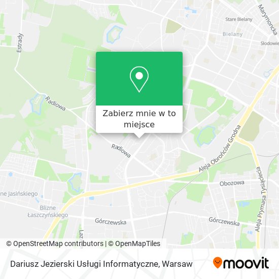 Mapa Dariusz Jezierski Usługi Informatyczne