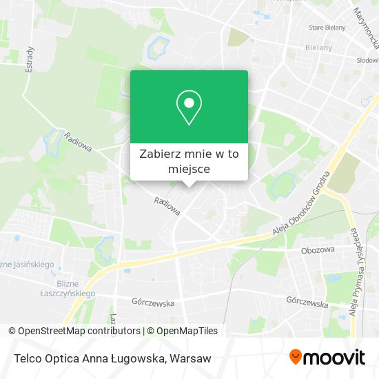 Mapa Telco Optica Anna Ługowska