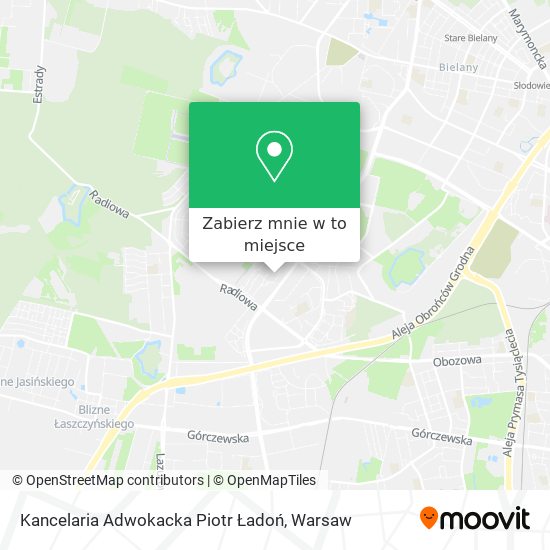 Mapa Kancelaria Adwokacka Piotr Ładoń