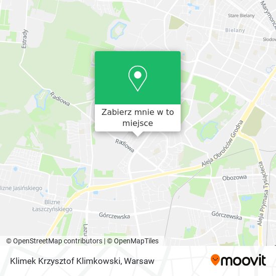 Mapa Klimek Krzysztof Klimkowski