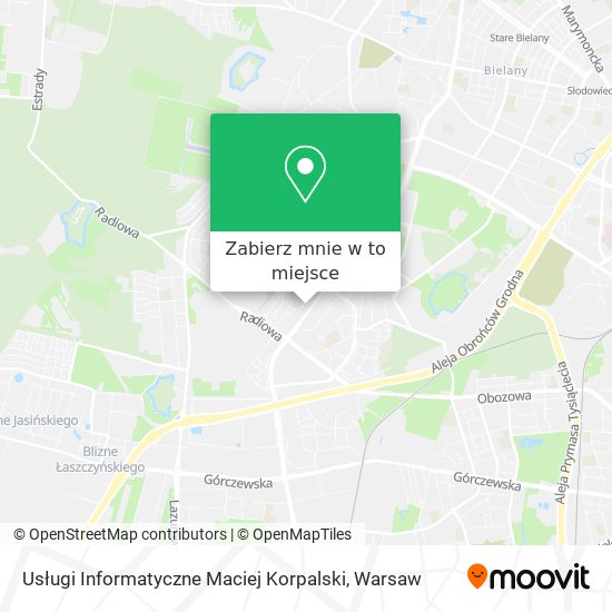 Mapa Usługi Informatyczne Maciej Korpalski