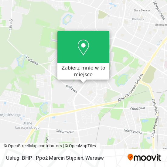 Mapa Usługi BHP i Ppoż Marcin Stępień