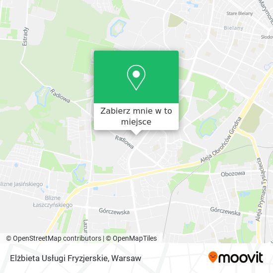 Mapa Elżbieta Usługi Fryzjerskie