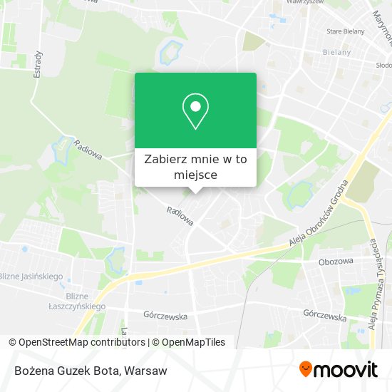 Mapa Bożena Guzek Bota