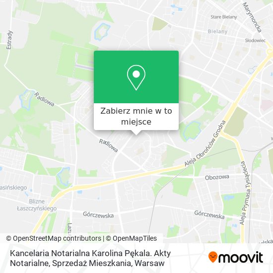 Mapa Kancelaria Notarialna Karolina Pękala. Akty Notarialne, Sprzedaż Mieszkania