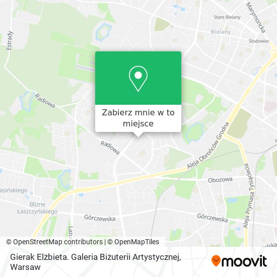 Mapa Gierak Elżbieta. Galeria Biżuterii Artystycznej