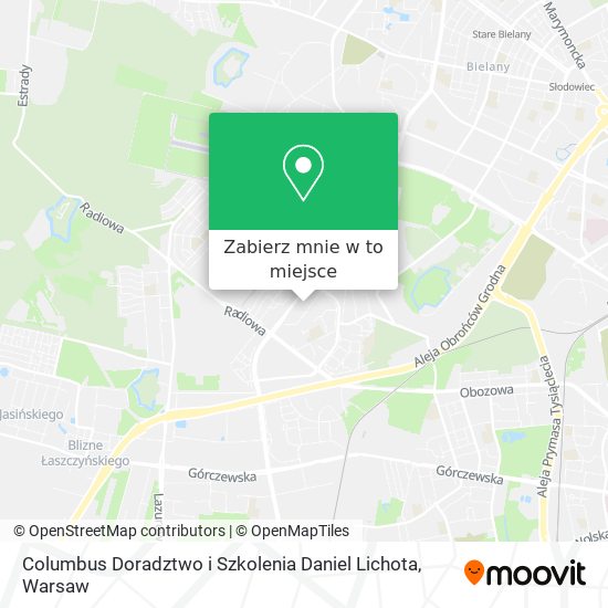 Mapa Columbus Doradztwo i Szkolenia Daniel Lichota