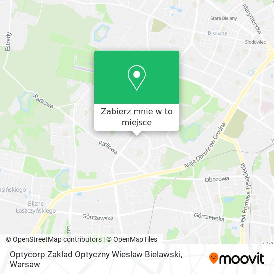 Mapa Optycorp Zaklad Optyczny Wieslaw Bielawski