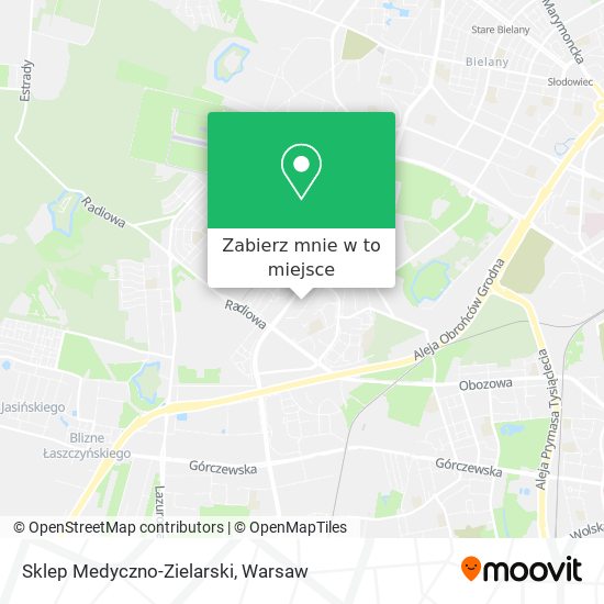 Mapa Sklep Medyczno-Zielarski