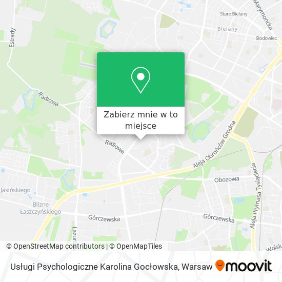 Mapa Usługi Psychologiczne Karolina Gocłowska