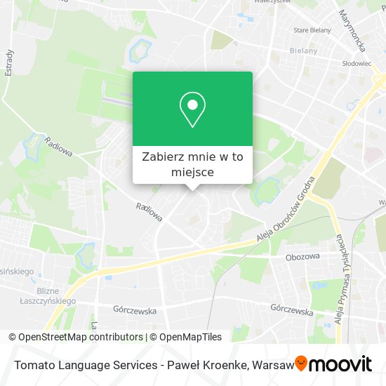 Mapa Tomato Language Services - Paweł Kroenke