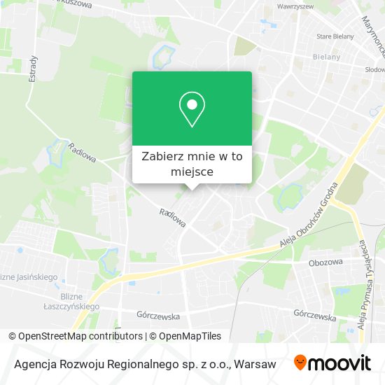 Mapa Agencja Rozwoju Regionalnego sp. z o.o.