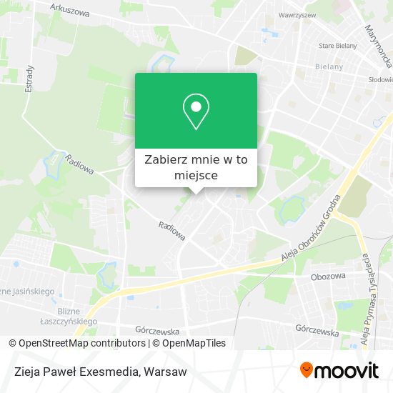 Mapa Zieja Paweł Exesmedia