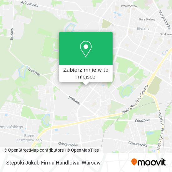 Mapa Stępski Jakub Firma Handlowa